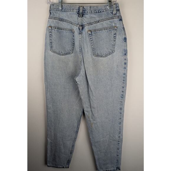 Gap Mom wmns Jeans Sz 12  reverse fit lite wash 90"sY2KMeas W30"H 43"R13"GUC - Picture 4 of 9